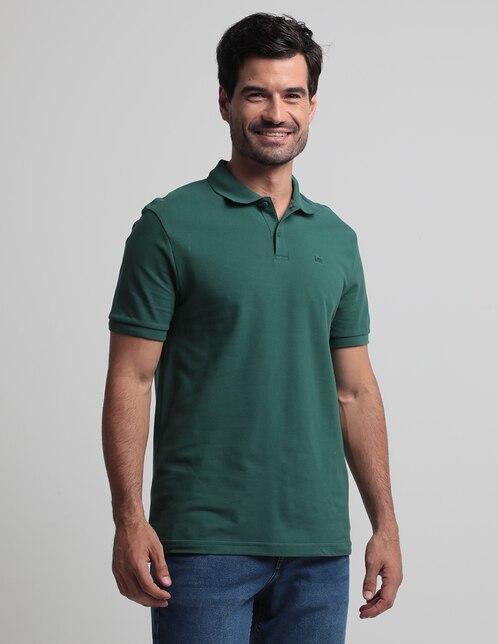 Playera tipo polo marca lee sale