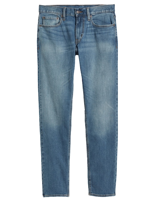 Jeans slim lavado claro para hombre