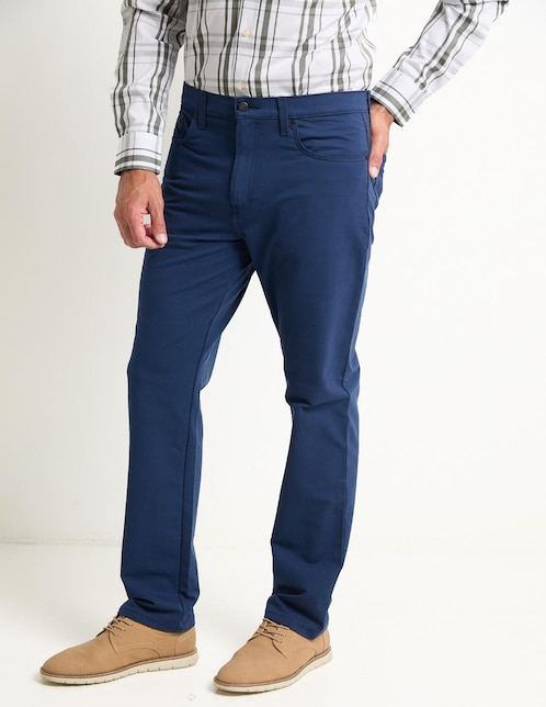 Pantalón slim de algodón para hombre 1