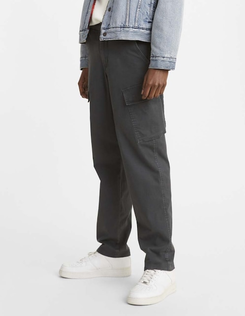 Pantalón cargo straight de algodón para hombre 1