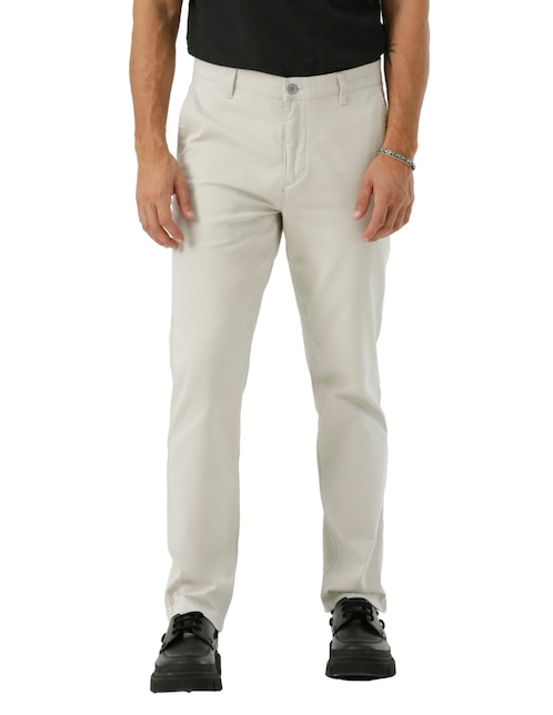 Pantalón recto de algodón para hombre 1