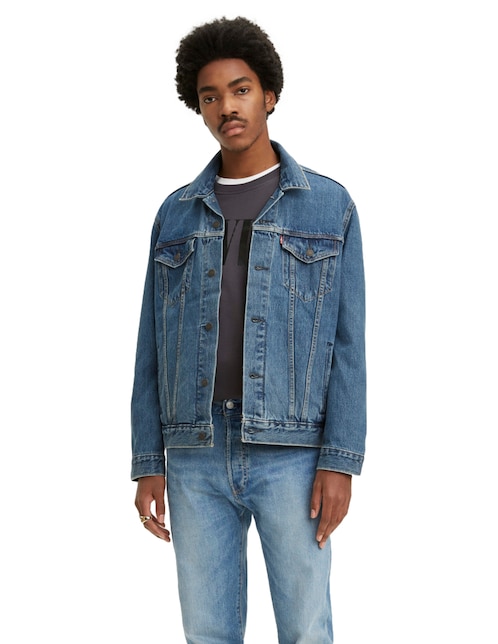 Chamarra denim Levi's de mezclilla para hombre 1
