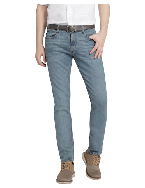 Jeans slim 01109SC77 lavado sand blast para hombre 1
