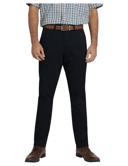 Pantalón chino recto de gabardina para hombre 1