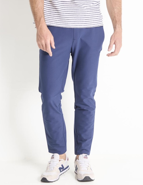 Pantalón slim de algodón para hombre 1