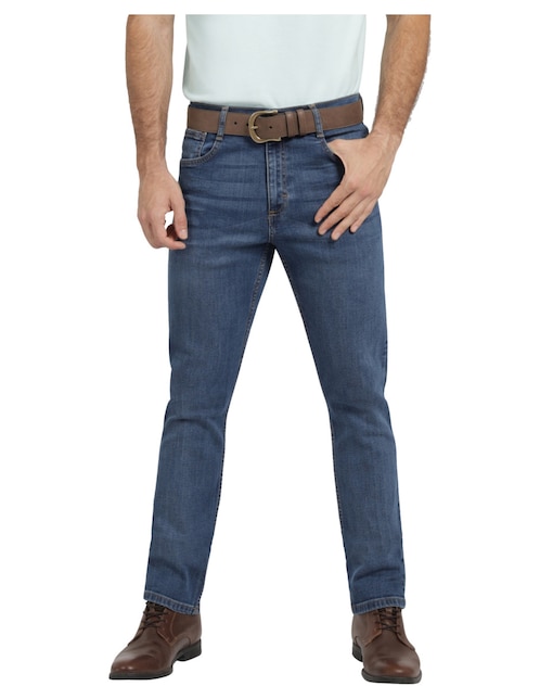 Jeans slim 112378366 lavado whisker para hombre 1