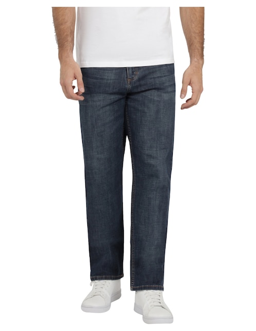 Jeans relaxed straight 112378367 lavado sand blast para hombre 1