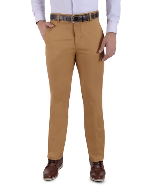 Pantalón slim de algodón para hombre 1