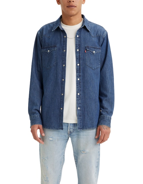 Sobrecamisa casual Levi´s de algodón manga larga para hombre