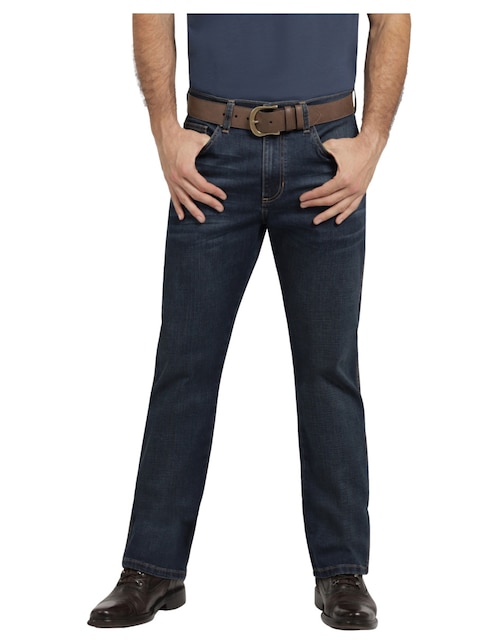 Jeans bota 112378343 lavado obscuro para hombre 1