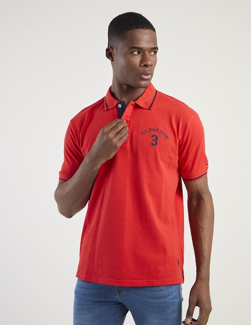PLAYERA USJPM-58-10085S, G, ROJO CLARO