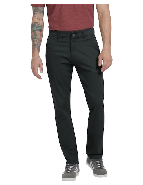 Pantalón chino recto Lee de gabardina para hombre