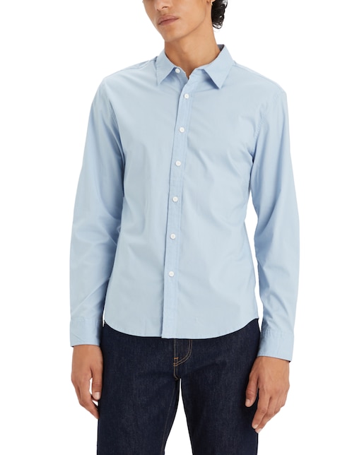 Camisa casual Levi's de algodón manga larga para hombre 1