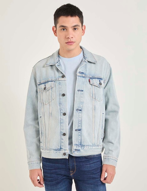 Chamarra denim de mezclilla para hombre 1