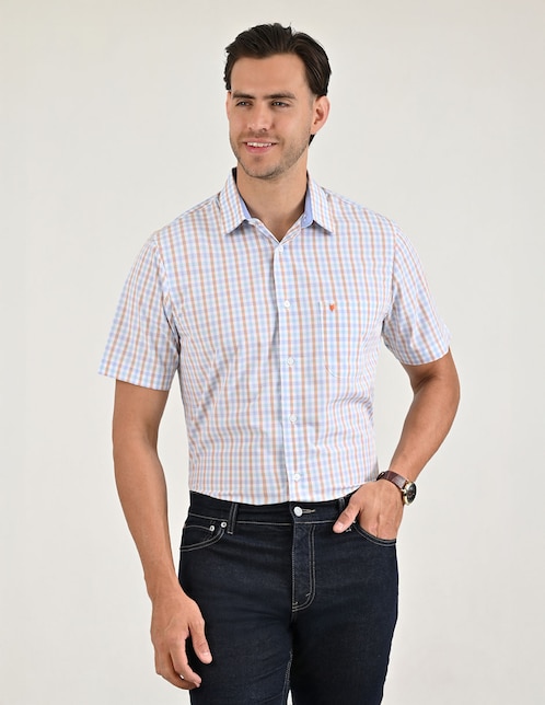 Camisa casual Yale manga corta para hombre