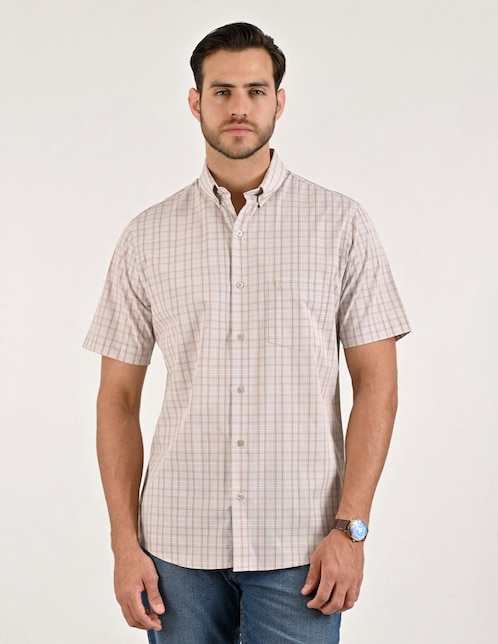 CAMISA 0422055465 YALE, G, KHAKI