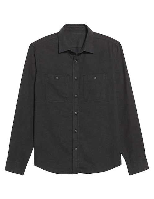 Camisa casual Old Navy de algodón manga larga para hombre