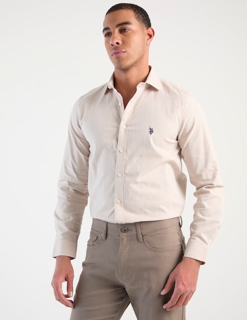 CAMISA USBMS-57-8255 US POL, EG, KAKHI