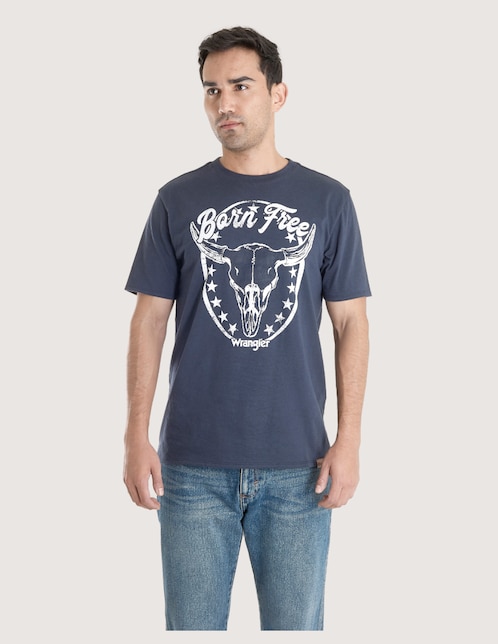 Playera cuello redondo para hombre 1