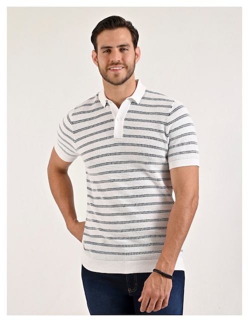 Playera tipo polo Yale para hombre