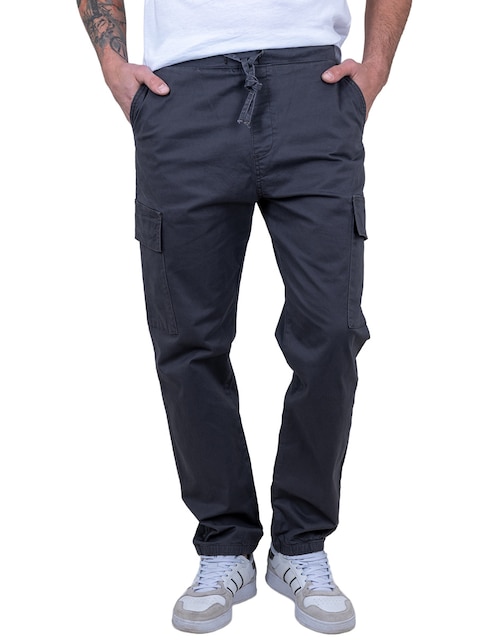 Pantalón jogger straight Lee de gabardina para hombre