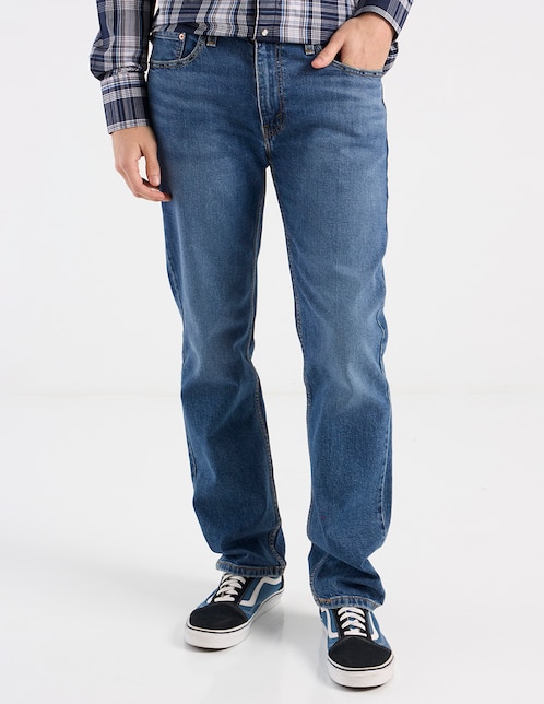 Jeans straight Levi's 514 lavado medio para hombre