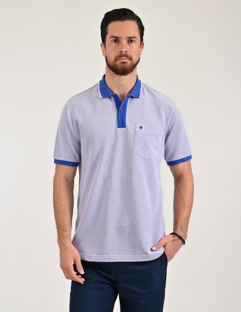 Playera tipo polo Yale para hombre