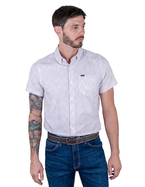 Camisa casual manga corta para hombre 1