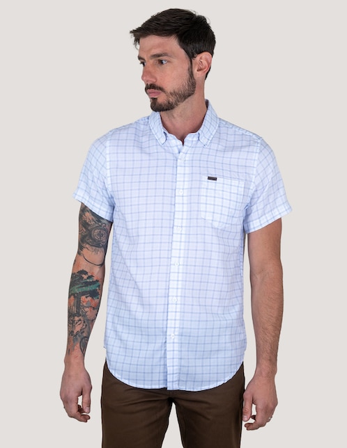 Camisa casual Lee manga corta para hombre