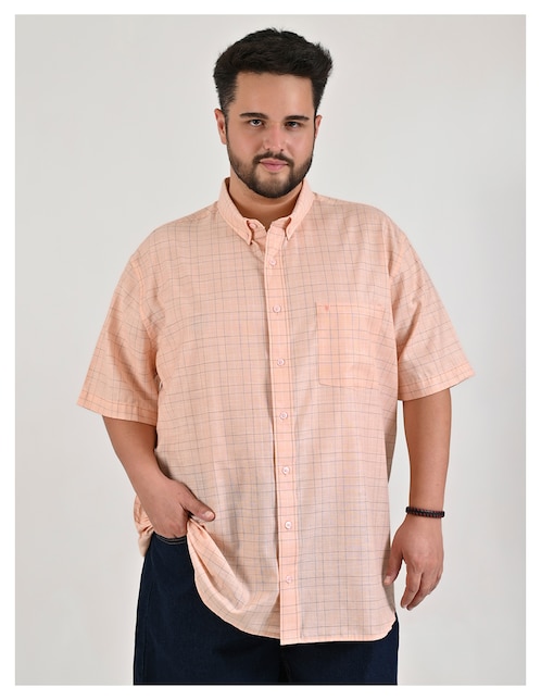 Camisa casual manga corta para hombre 1
