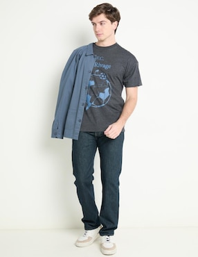 Jeans straight Levi´s 501 lavado obscuro para hombre