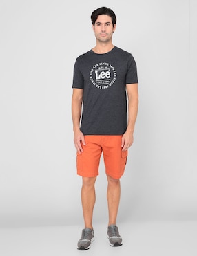 Bermuda Lee de algodón para hombre