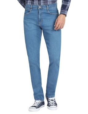 Jeans Slim Lee Lavado Claro Para Hombre