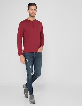 Jeans slim Levi´s lavado destruido para hombre