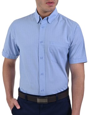 Camisa Casual Yale Manga Corta Para Hombre