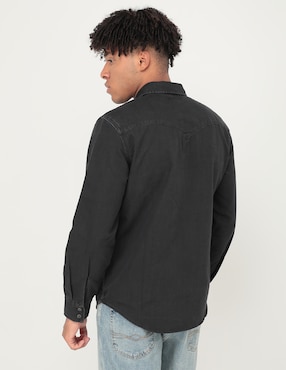 Camisa casual Levi's de algodón manga larga para hombre