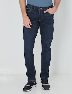 Jeans Slim Lee Lavado Sand Blast Para Hombre