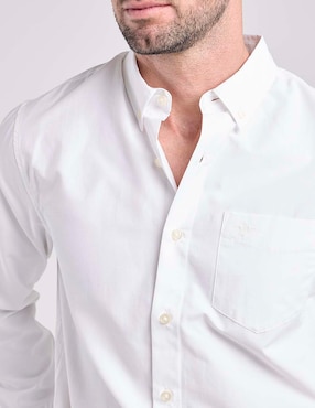 Camisa Casual Dockers de algodón manga larga para hombre