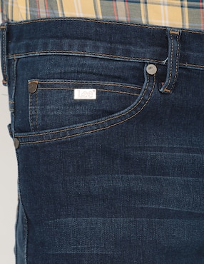 Jeans slim Lee lavado whisker para hombre