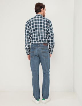 Jeans slim Lee lavado whisker para hombre