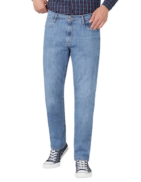 Jeans Skinny Lee Deslavado Para Hombre