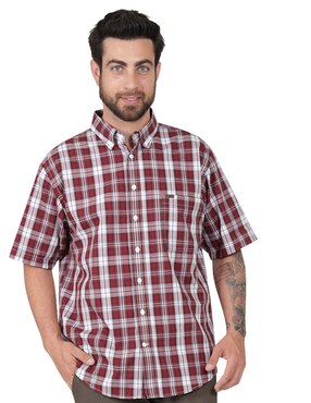 Camisa Casual Lee Manga Corta Para Hombre