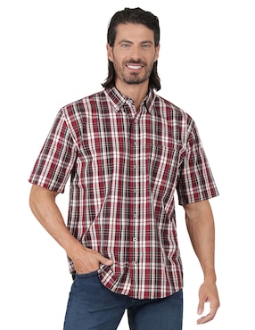 Camisa Casual Lee Manga Corta Para Hombre