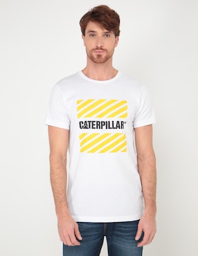 Playera Caterpillar Cuello Redondo Para Hombre