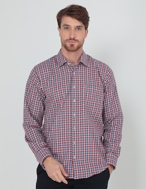 Camisa Casual Lee De Algodón Manga Larga Para Hombre