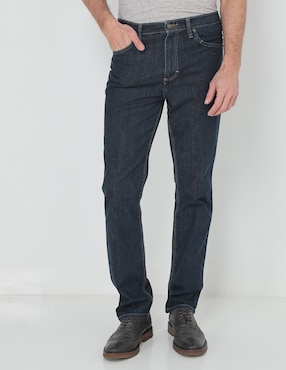 Jeans Straight Lee Lavado Sand Blast Para Hombre