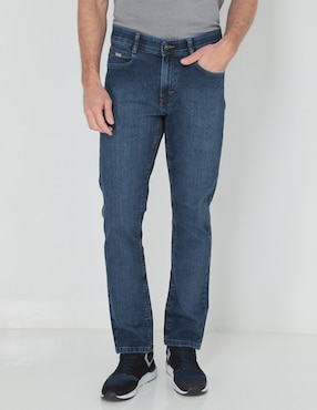 Jeans Slim Lee Lavado Stone Wash Para Hombre