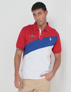 Playera Tipo Polo Us Polo Para Hombre