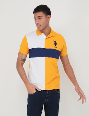 Playera Tipo Polo Us Polo Para Hombre