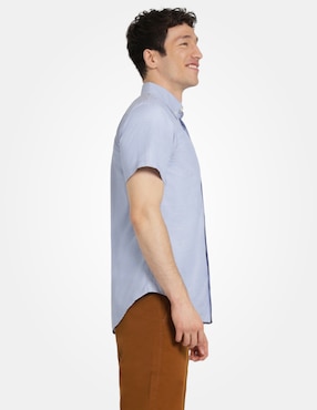Camisa de vestir Dockers de algodón manga corta para hombre
